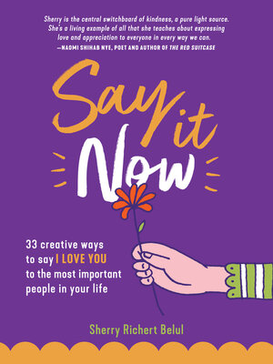 cover image of Say It Now